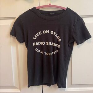 Brandy Melville Black Graphic Tee